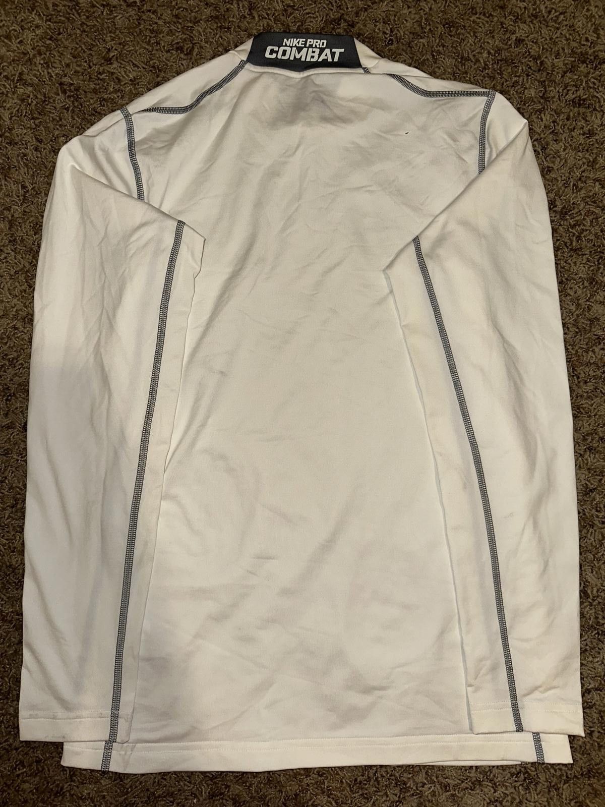 Nike Nike Pro Combat Hyperwarm Fitted Dri Fit Long Sleeve T-Shirt Size US S / EU 44-46 / 1 - 5 Thumbnail