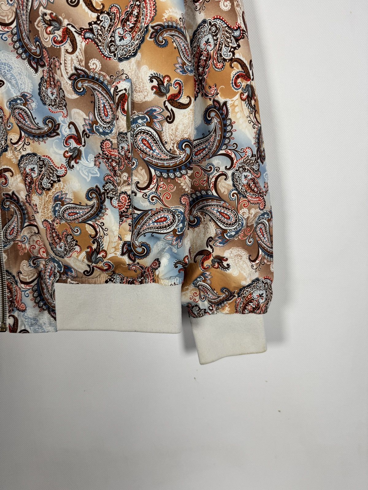 Versace Versace Vintage All Over Paisley Baroque Print Bomber Jacket Size US M / EU 48-50 / 2 - 5 Thumbnail
