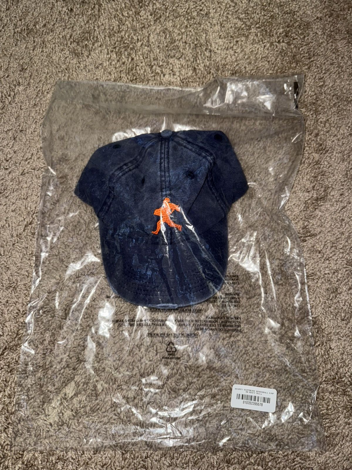 Nahmias Nahmias x Marty Supreme Navy Blue Baseball Cap Size ONE SIZE - 1 Thumbnail