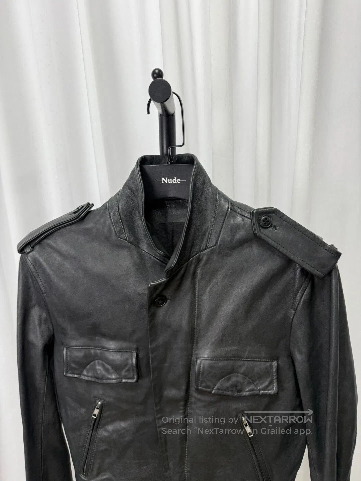 Ann Demeulemeester ann demeulemeester long leather jacket size S. Size US S / EU 44-46 / 1 - 4 Thumbnail