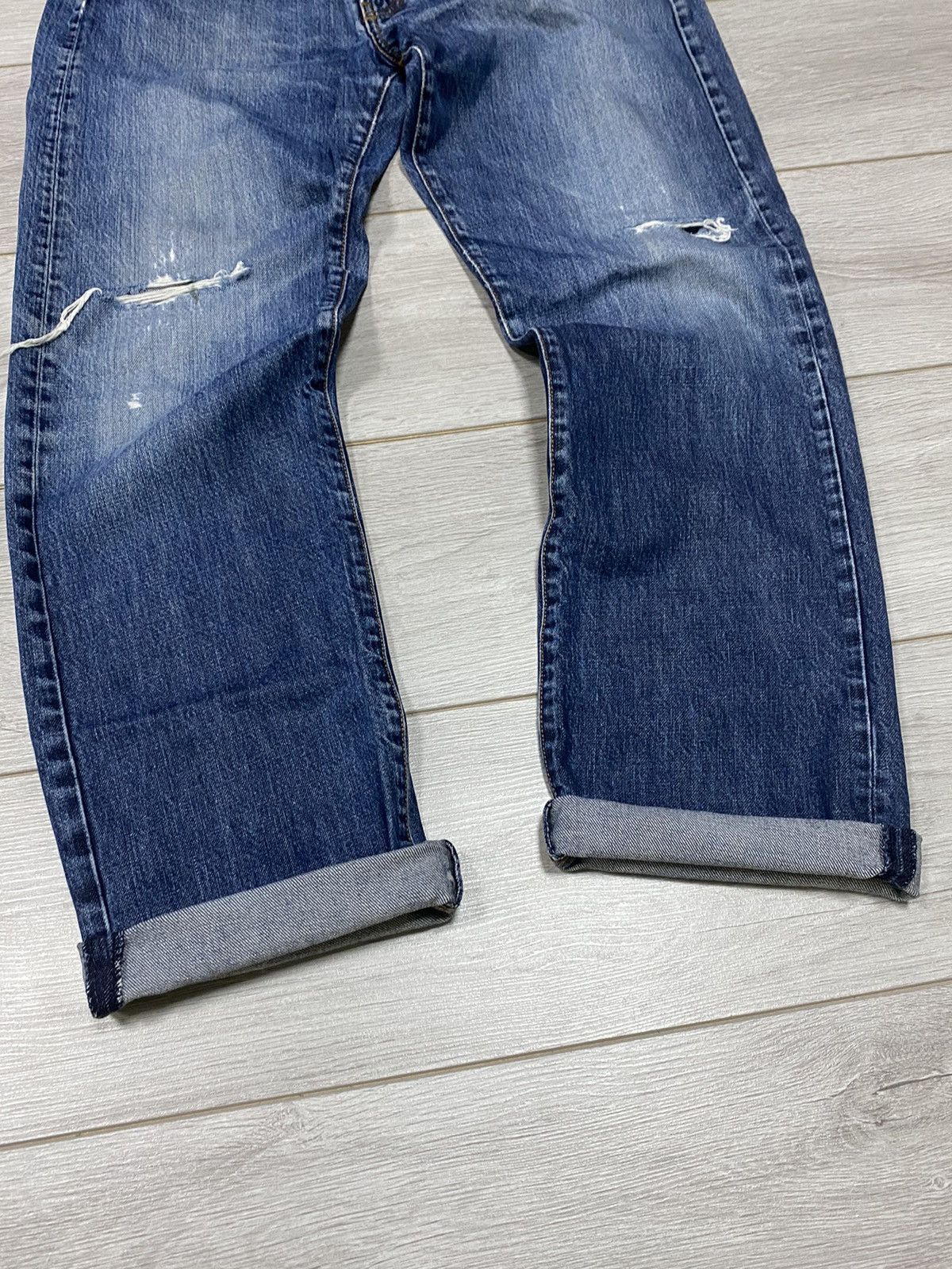 Stone Island Stone Island denims ripped distressed jeans Size US 32 / EU 48 - 3 Thumbnail