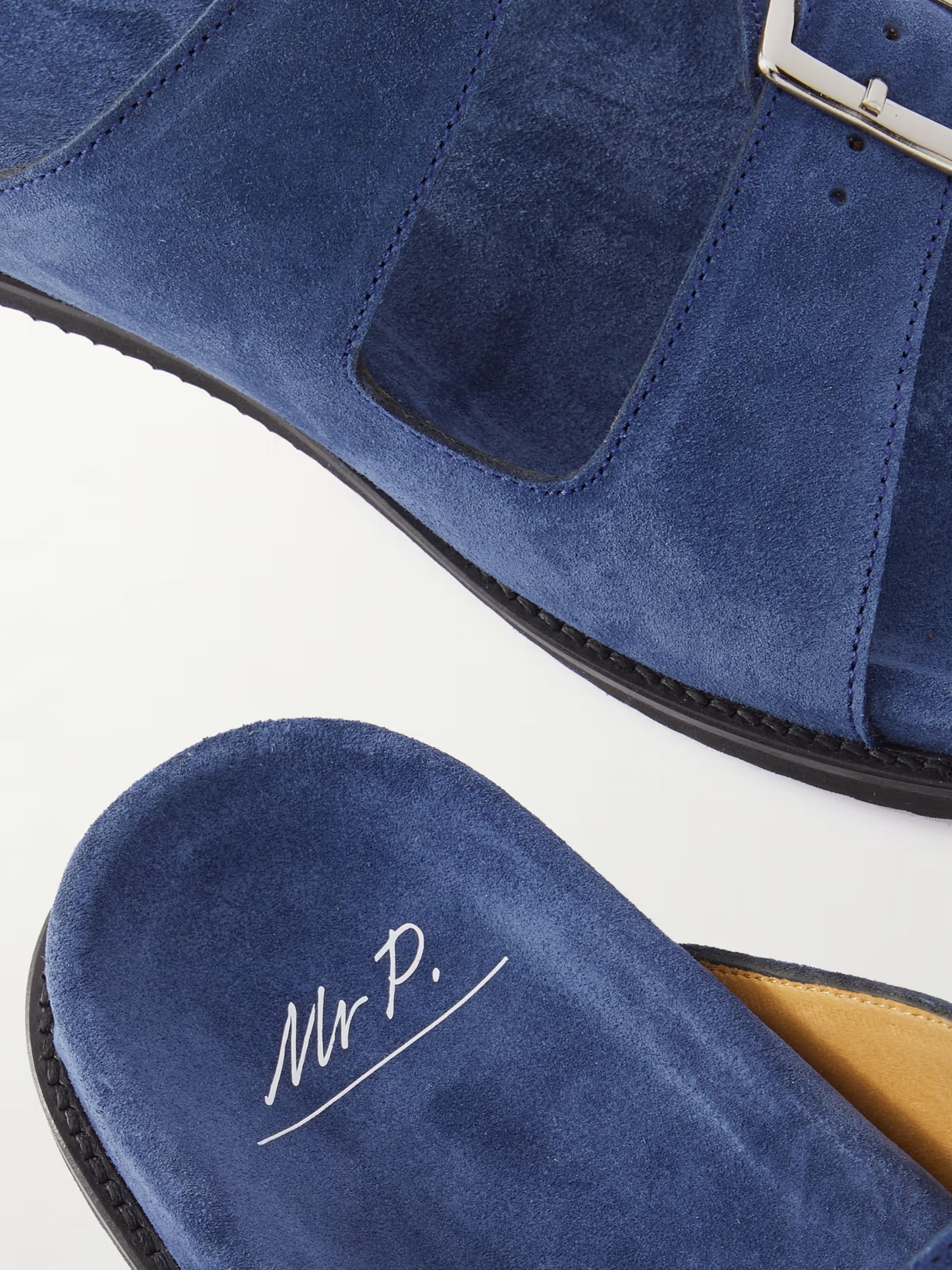Mr P. MR P. David Regenerated Suede by evolo Sandals Size US 10 / EU 43 - 11 Thumbnail
