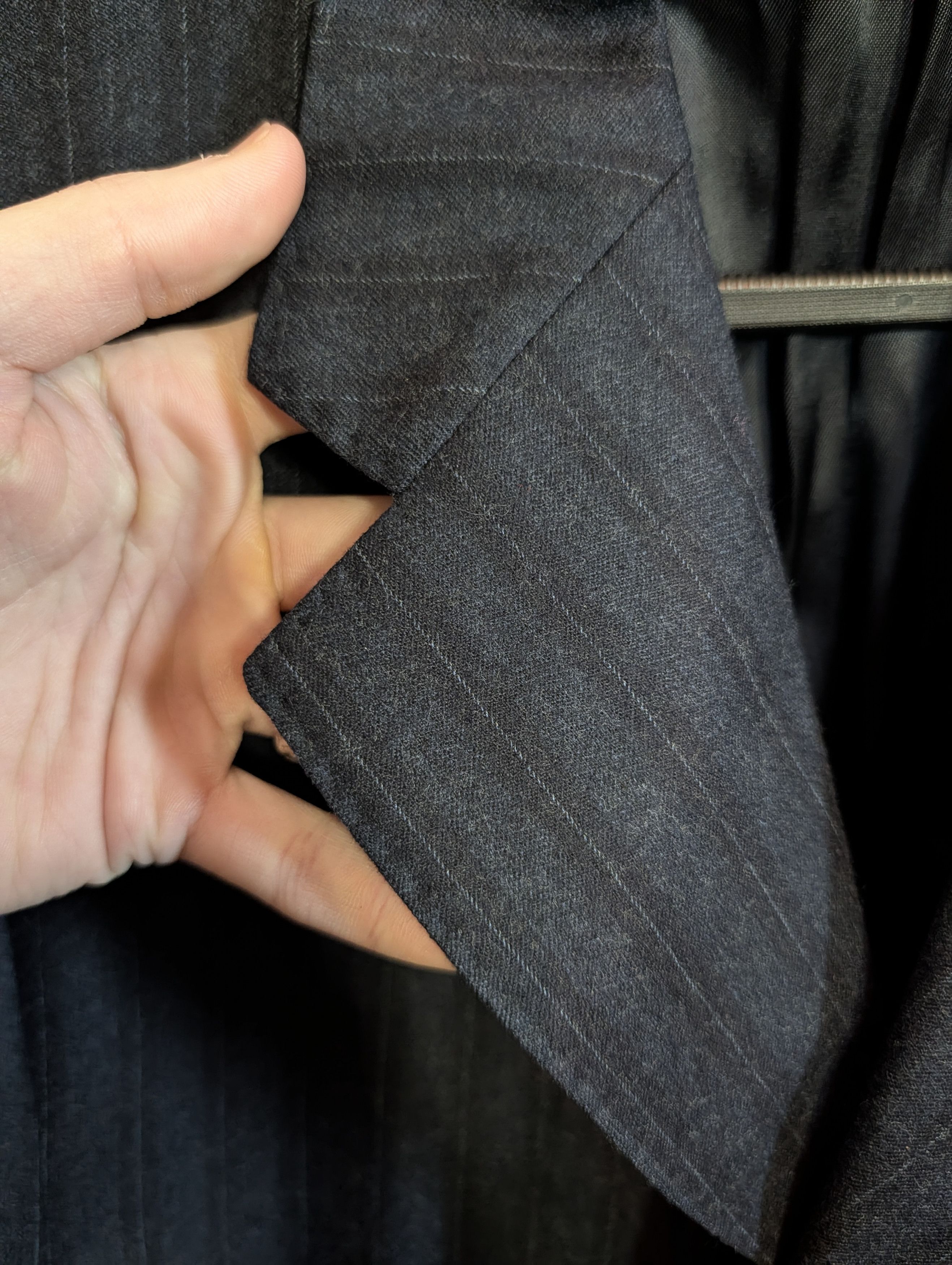 Vitale Barberis Canonico VALENTINE Flannel Barberis super 120s wool jacket Italy Size 40R - 4 Thumbnail