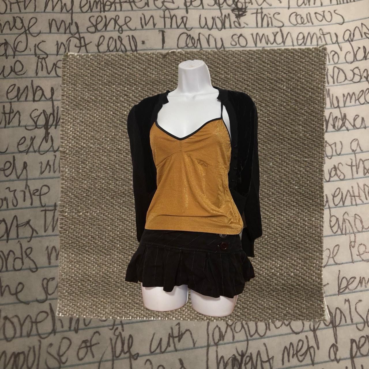 Playboy vintage playboy gold shimmer camisole Size XS / US 0-2 / IT 36-38 - 2 Thumbnail