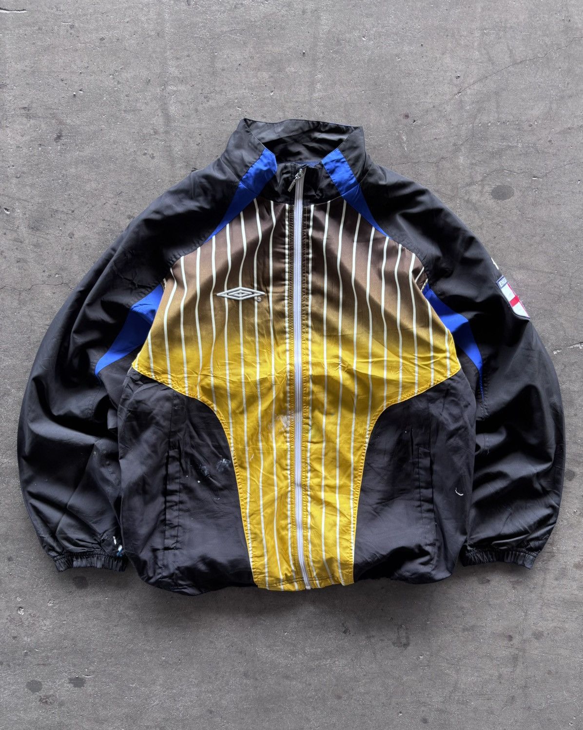 Umbro Umbro England Zip Up Windbreaker Jacket Size US XL / EU 56 / 4 - 1 Thumbnail