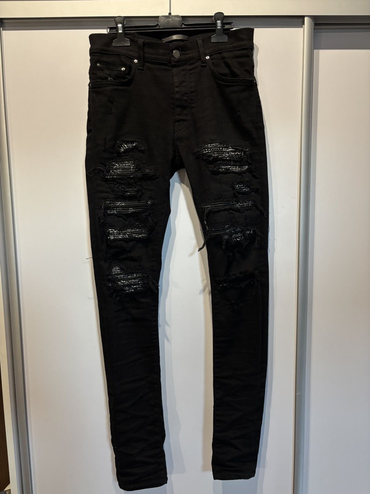 Amiri Bandana Thrasher Jeans | Grailed