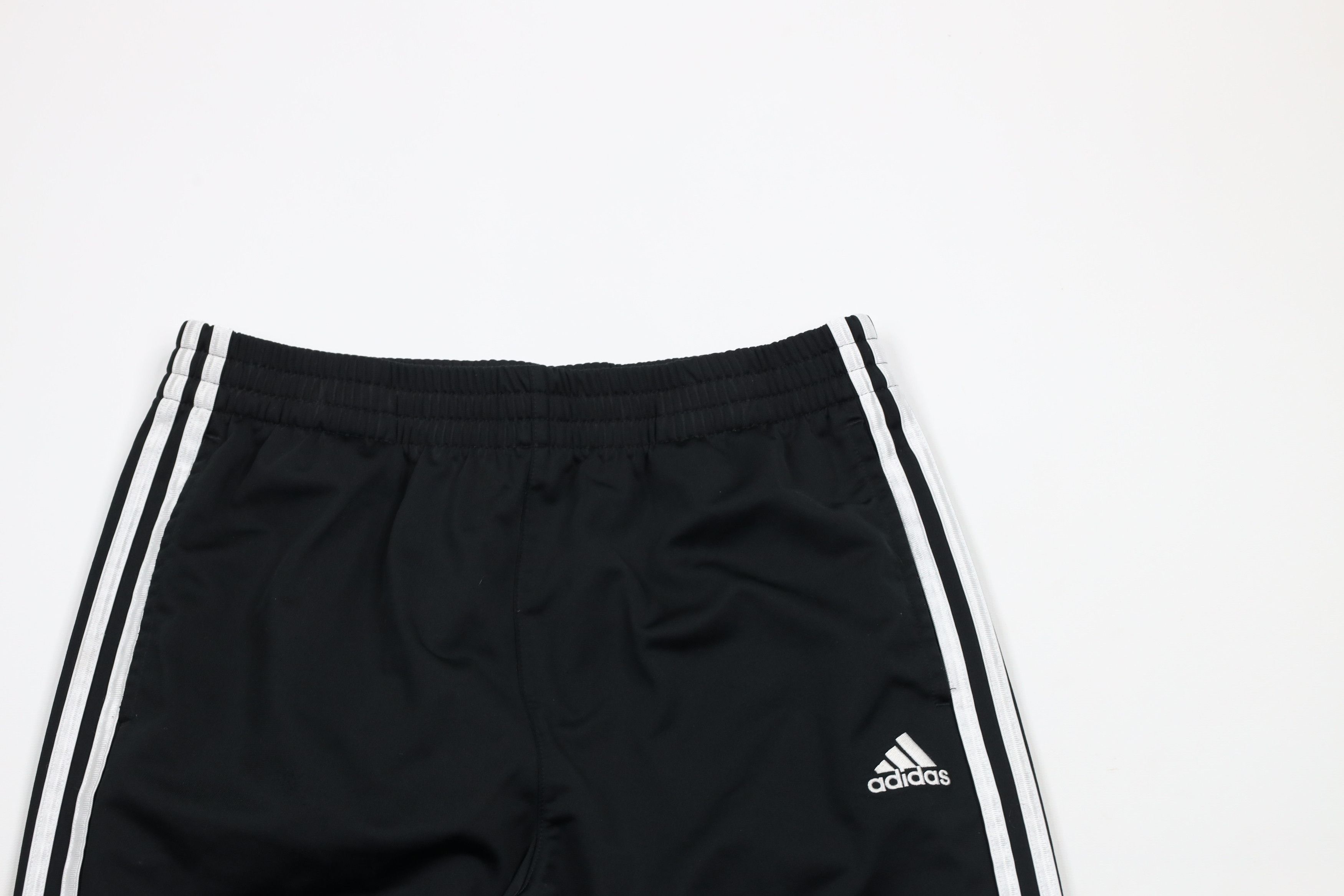 Adidas × Vintage Vintage Adidas Striped Cuffed Sweatpants Joggers Pants Black Size US 32 / EU 48 - 2 Thumbnail