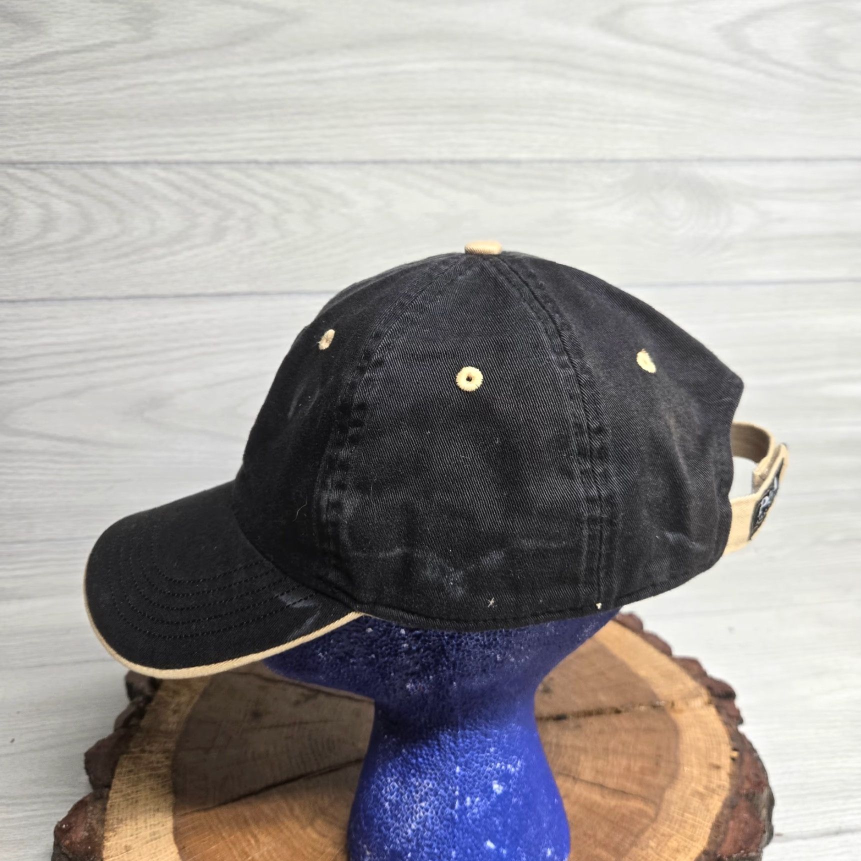 Vintage VINTAGE Ahead Golf Hat Unisex Adults Summer Cotton 2012 Ryder Cup Medinah CC Stretch Adjustable Black Size ONE SIZE - 4 Thumbnail