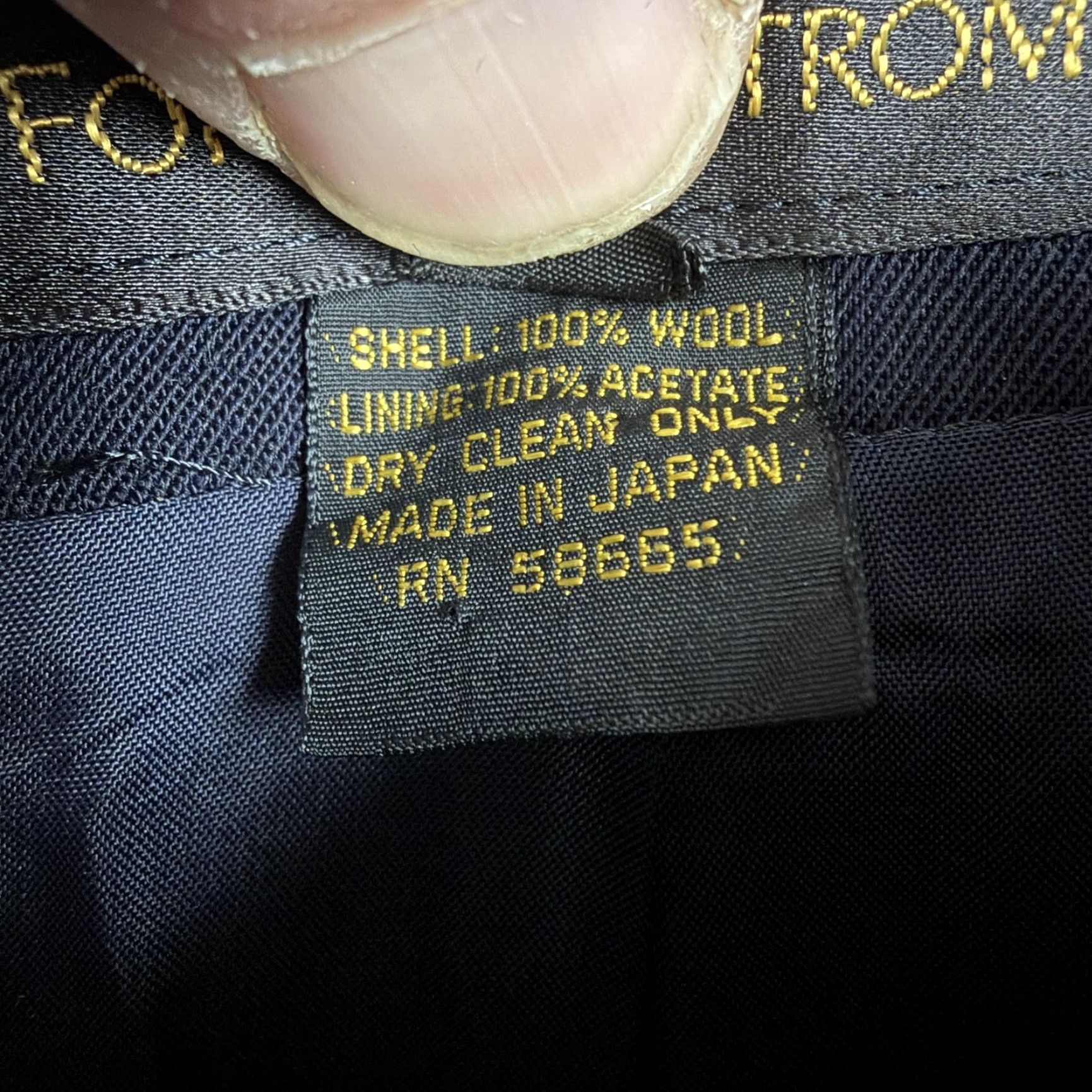 Nordstrom VINTAGE Classiques for Nordstrom Skirt Womens 10 Blue Wool Lined Pencil Career Office Size 32" / US 10 / IT 46 - 7 Thumbnail