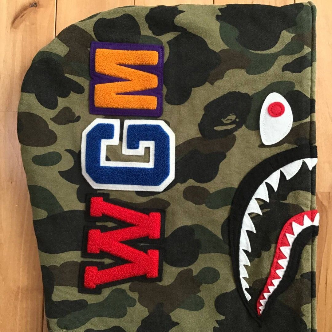 Bape BAPE 1st Camo Green Shark Full Zip Hoodie a bathing ape WGM Size US XXL / EU 58 / 5 - 5 Thumbnail