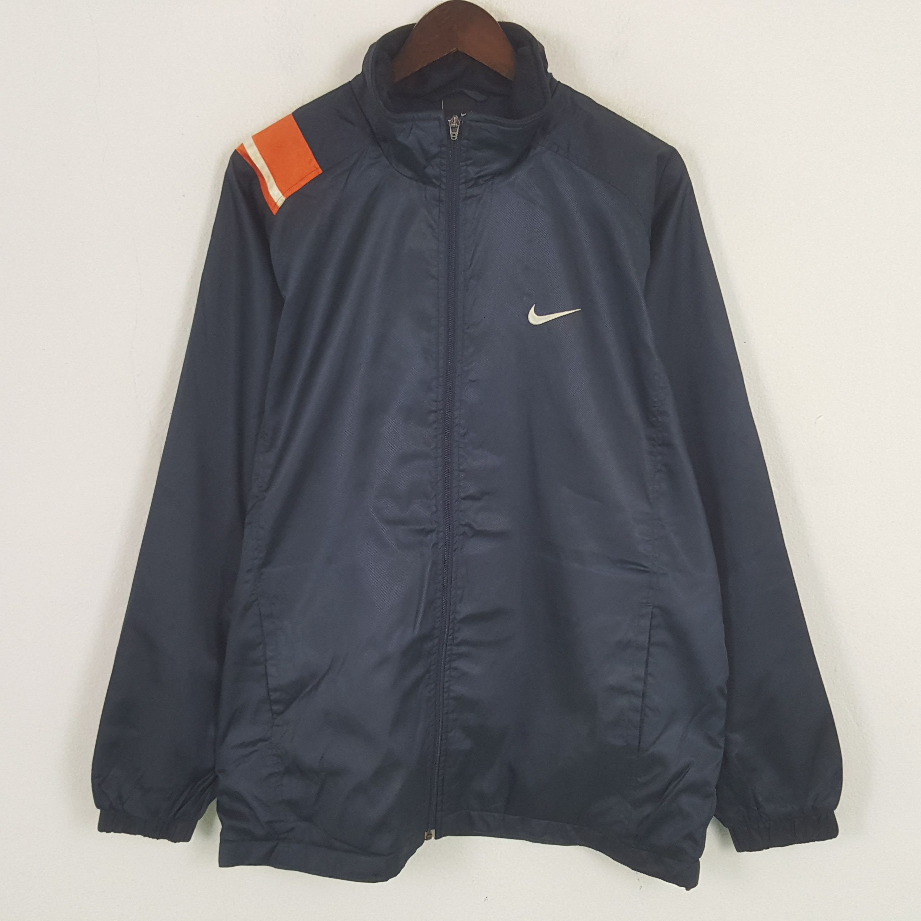 Nike × Vintage Vintage Nike Logo Windbreaker Sport Jacket Size US XL / EU 56 / 4 - 3 Thumbnail