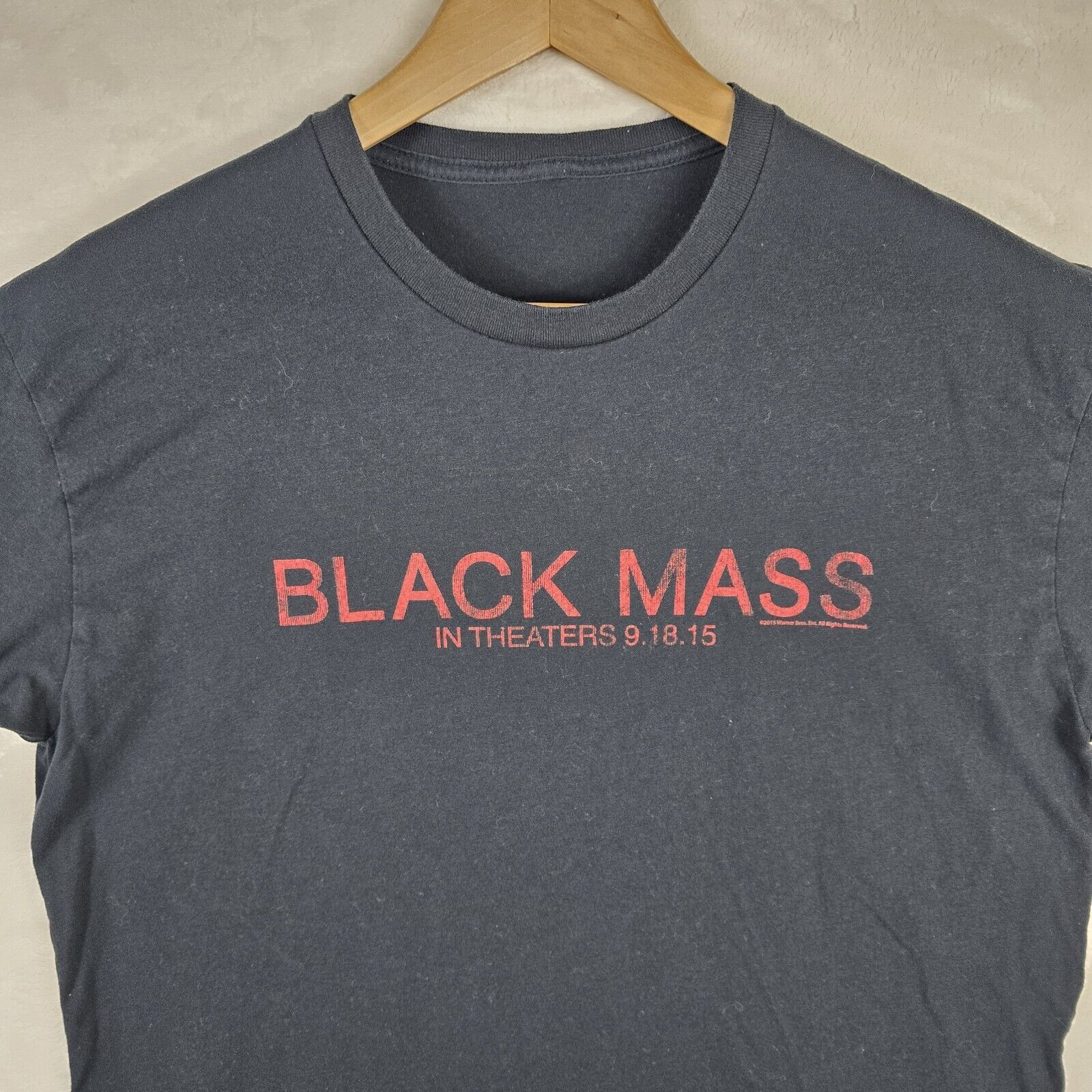 Next Level Black Mass Movie Promo Shirt Size Large 2015 Johnny Depp Size US L / EU 52-54 / 3 - 3 Thumbnail