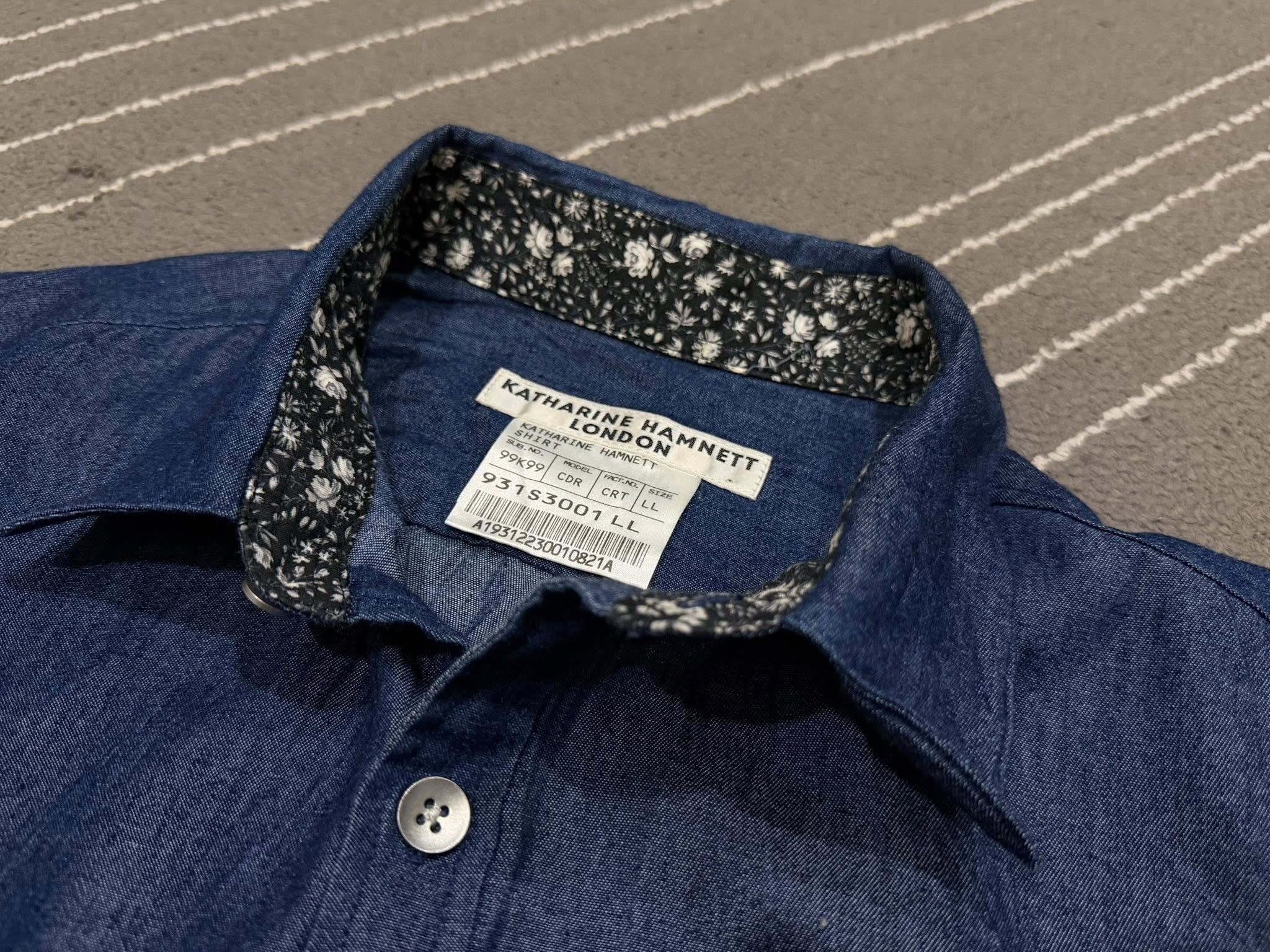 Katharine Hamnett London KATHARINE HAMNETT LONDON women denim shirt XS 2748 Size XS / US 0-2 / IT 36-38 - 6 Thumbnail