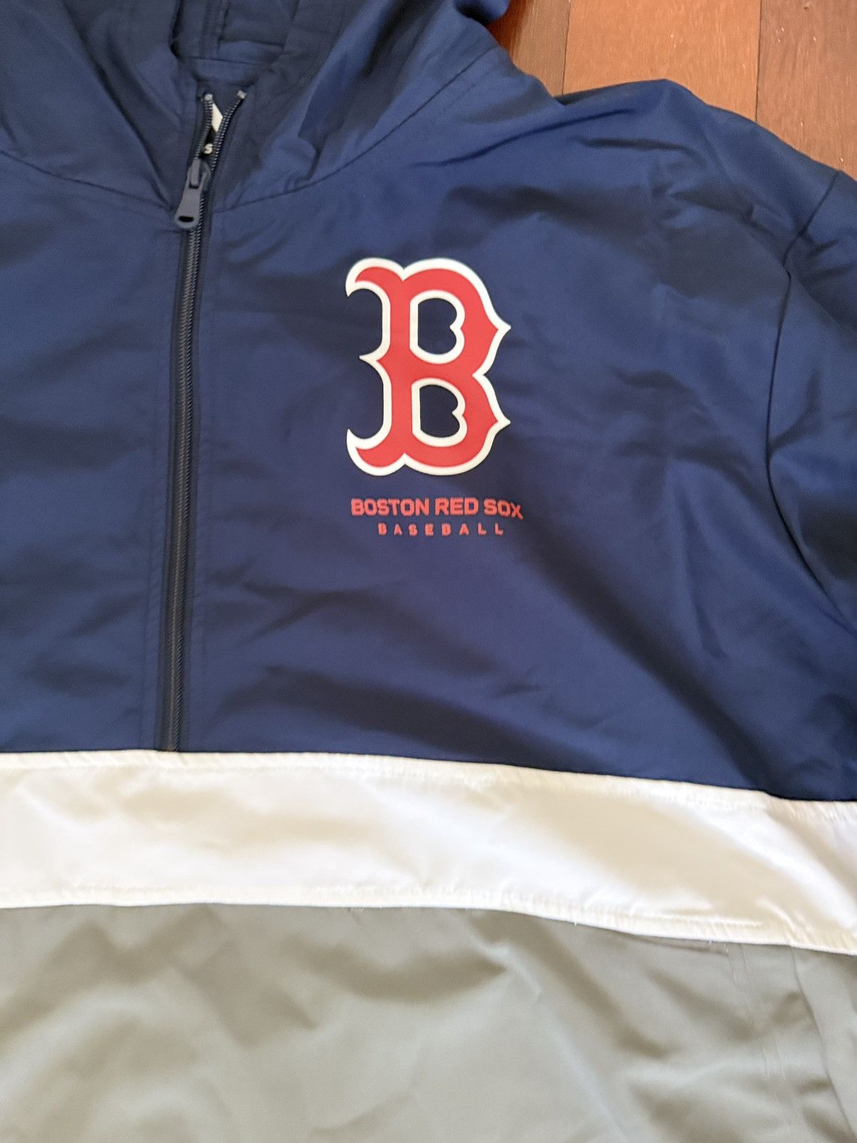 Majestic Boston Red Sox Windbreaker Pullover Size US XXL / EU 58 / 5 - 2 Thumbnail