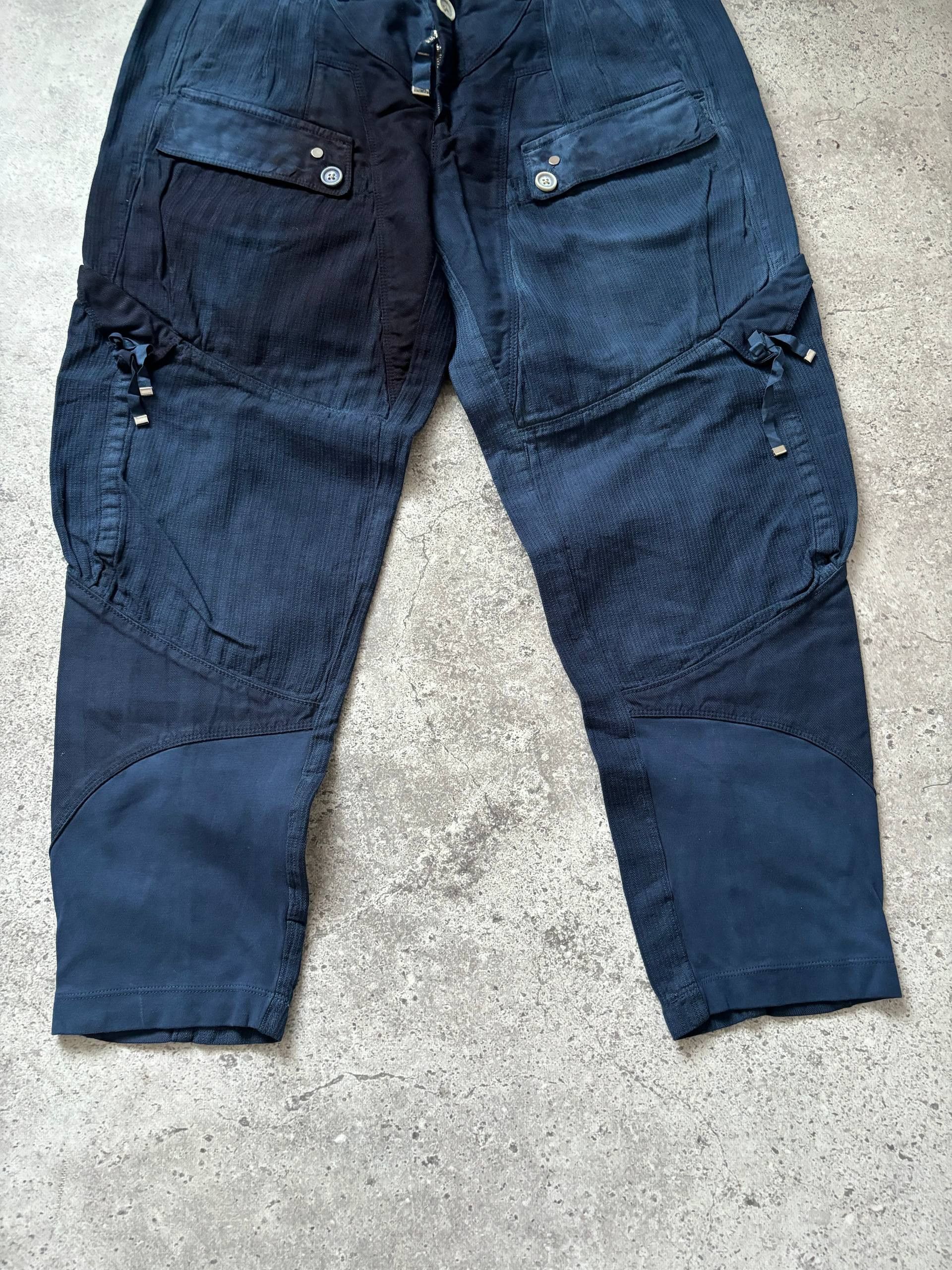 Japanese Brand Avant Garde Designer High Use Washed Cargo Pants Size US 32 / EU 48 - 5 Thumbnail