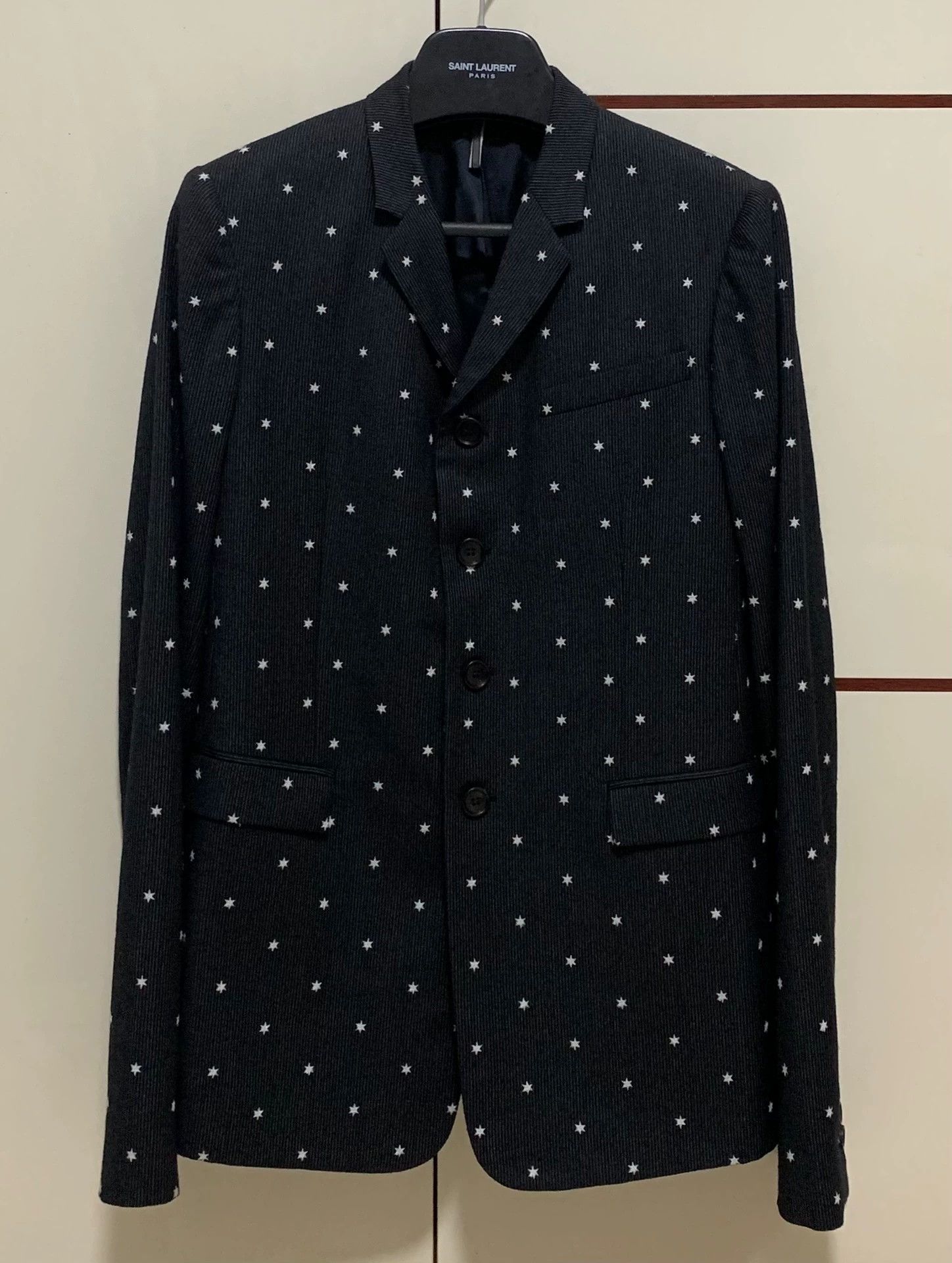 Dior Dior Homme 14FW Stripe Pentagram 4-Button Blazer 46 Size 46R - 1 Thumbnail