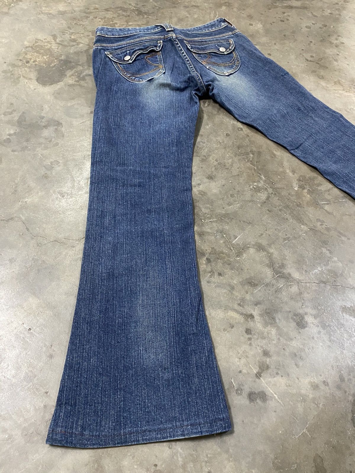 Hysteric Glamour × If Six Was Nine × Japanese Brand Flare Jeans Japan Georgia Love Jeans @255 Size US 31 - 11 Thumbnail
