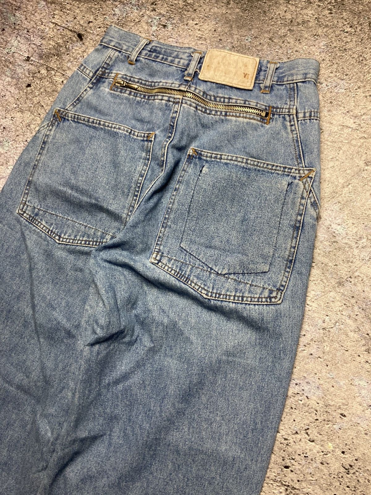 Marithe + Francois Girbaud × Vintage Jeans Zip Marithe Francois Girbaud ZipPants Opium zipper Size US 26 / EU 42 - 10 Thumbnail