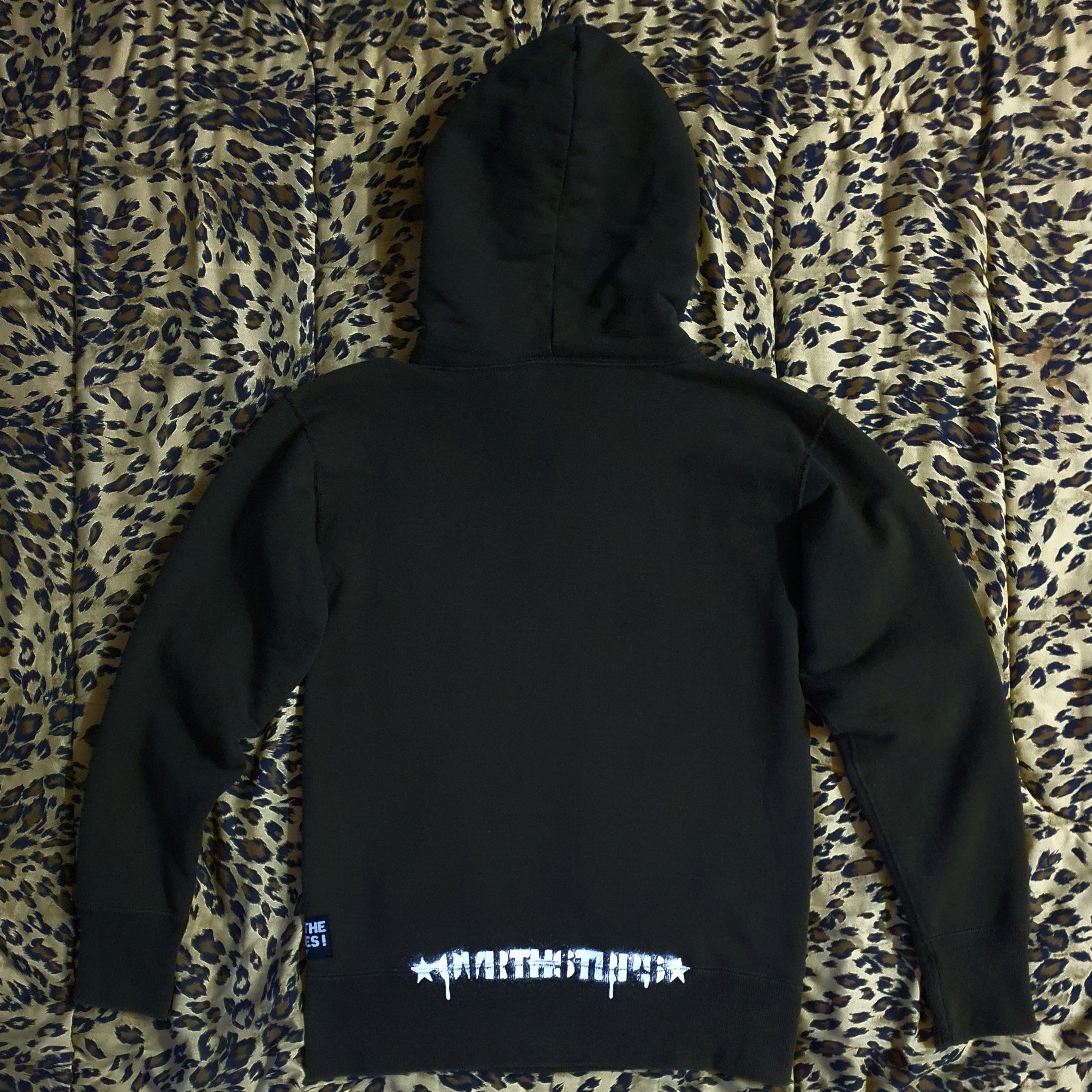 OVER THE STRiPES Over The Stripes - Gremmie - Paint Over & Patchwork Hoodie Size US XS / EU 42 / 0 - 10 Thumbnail