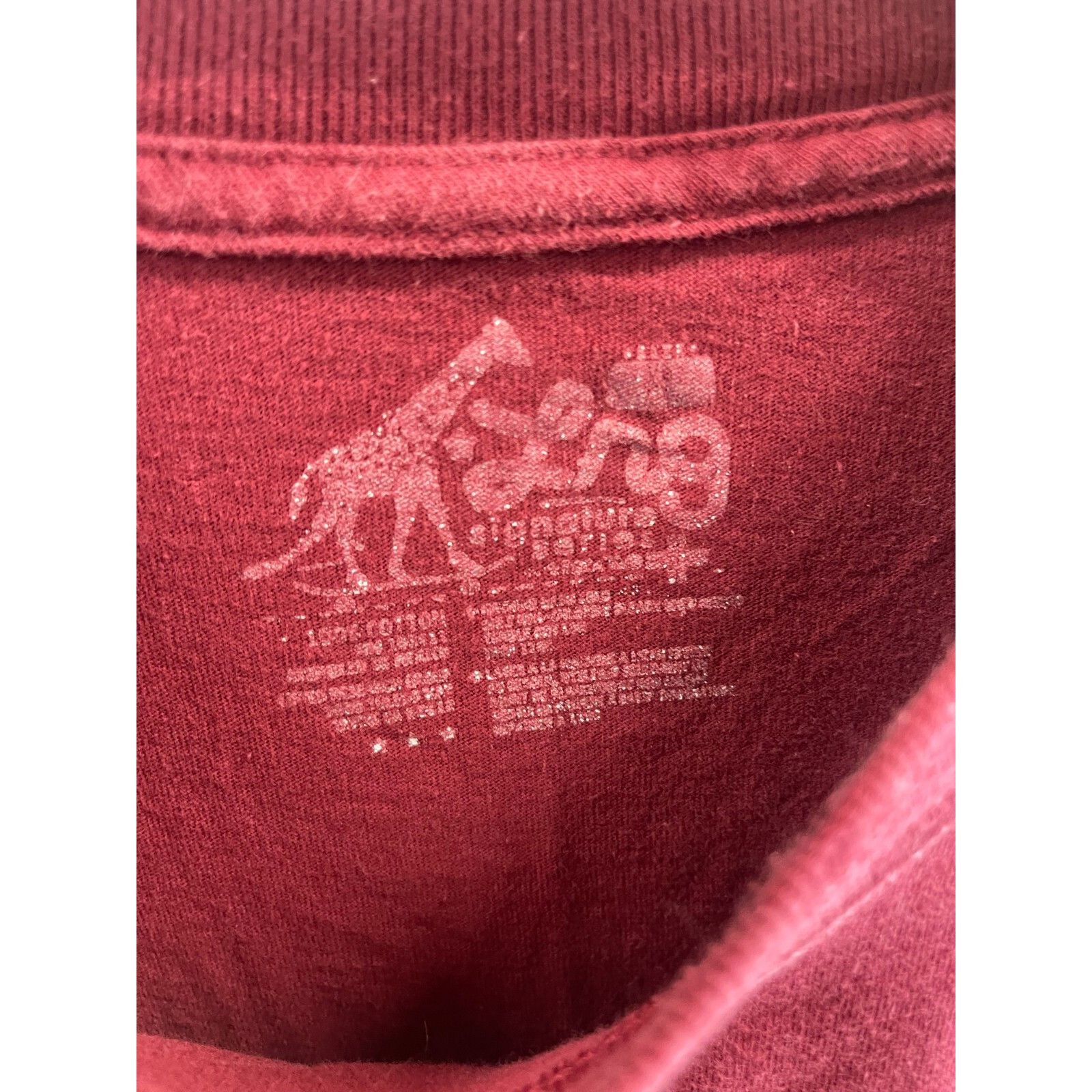 LRG VTG Y2K LIFTED RESEARCH GROUP OG HUSTLE TREES SHIRT BURGUNDY Size US L / EU 52-54 / 3 - 5 Thumbnail