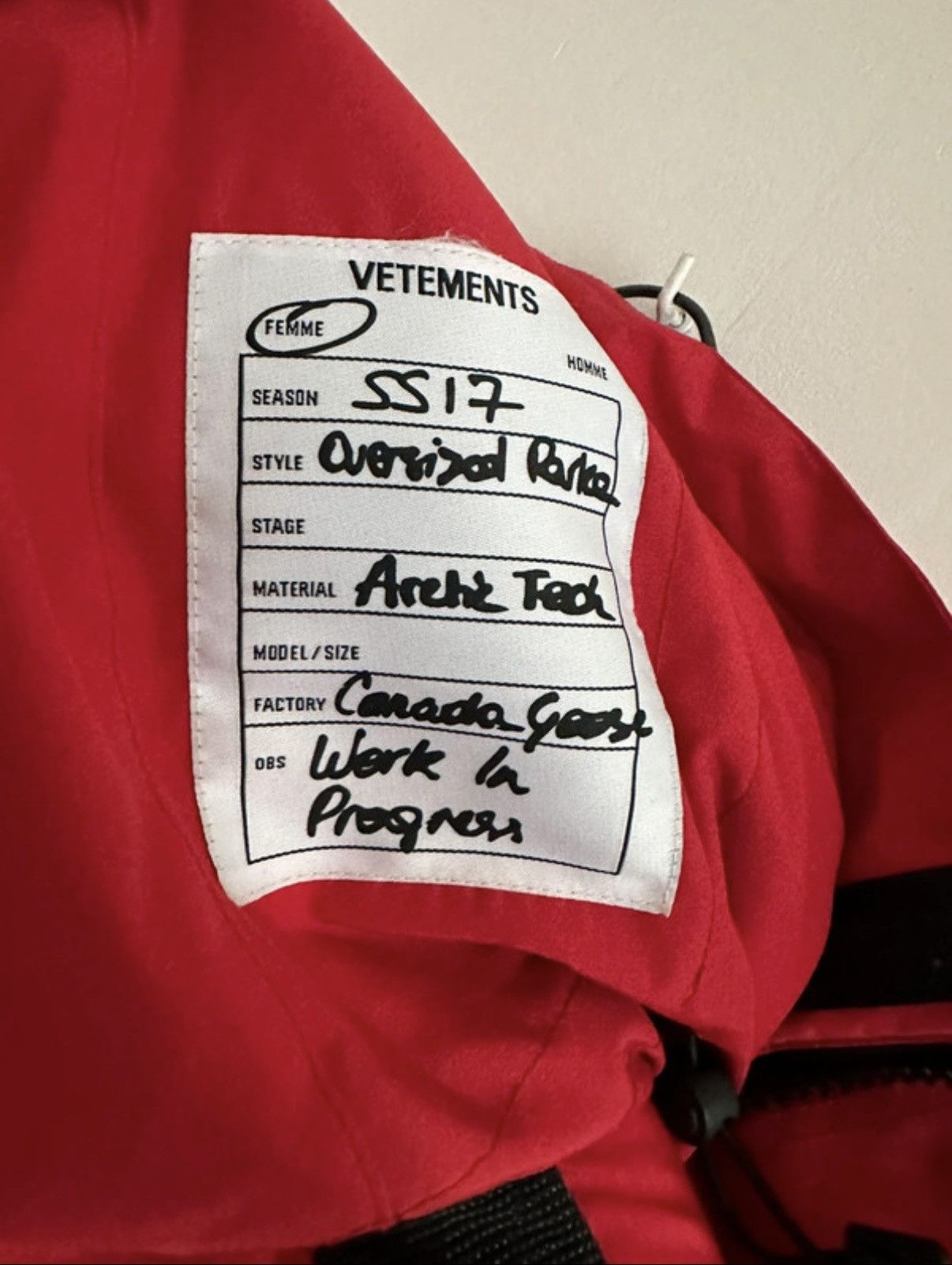 Vetements Canada Goose x Vêtements - Snow Mantra Size US XL / EU 56 / 4 - 8 Thumbnail