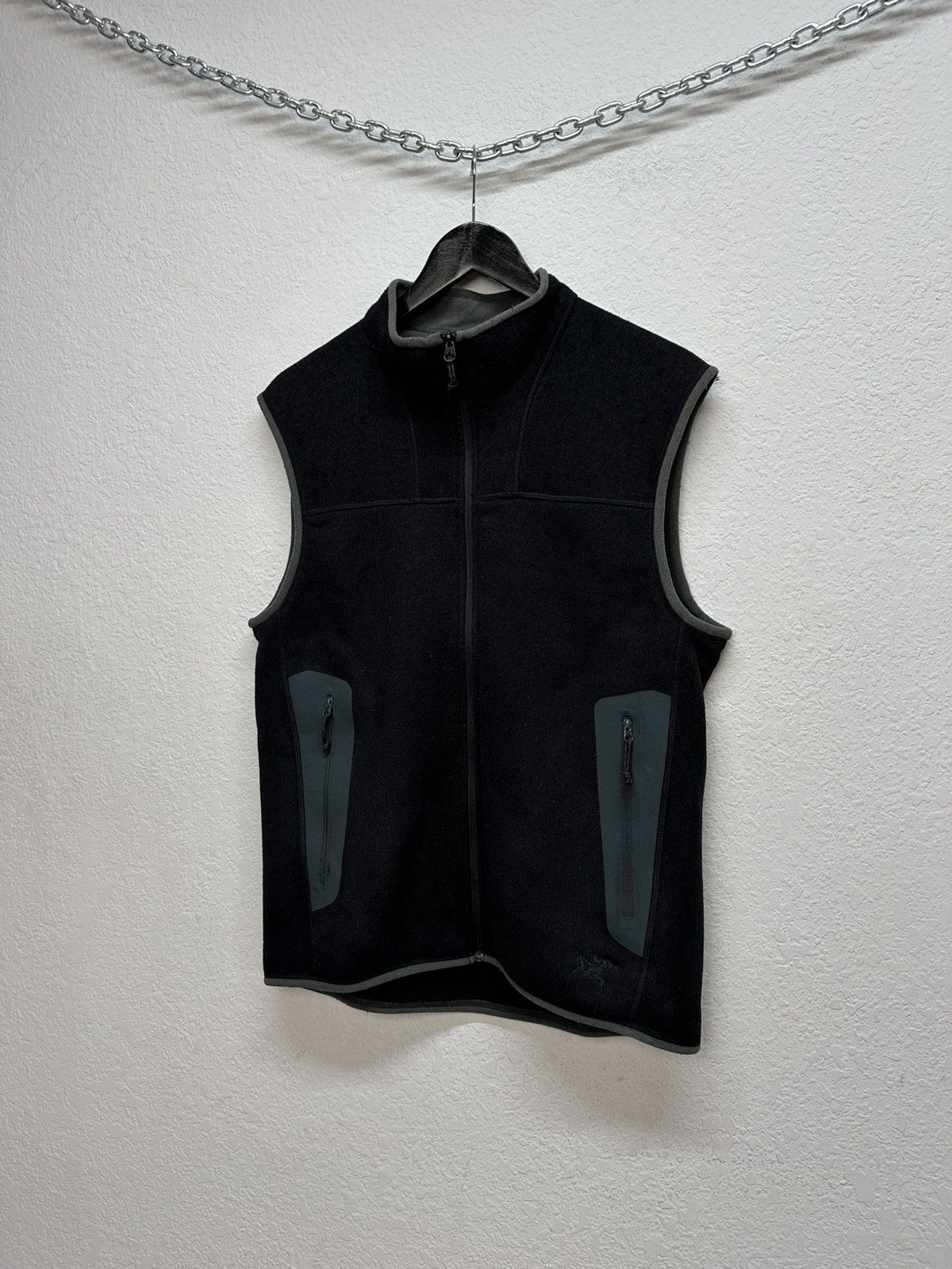 Arc'teryx Vintage Arc’teryx Polartec Vest Black Gorpcore Fleece Size US M / EU 48-50 / 2 - 3 Thumbnail