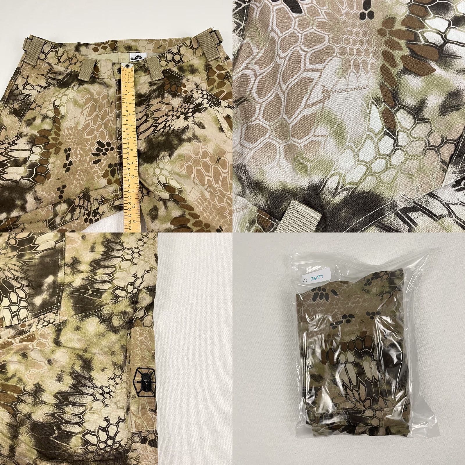 Vintage Kitanica Kryptek Highlander Pants Mens 36 x 31 Camo Tactical Ripstop Backcountry Size US 36 / EU 52 - 8 Thumbnail