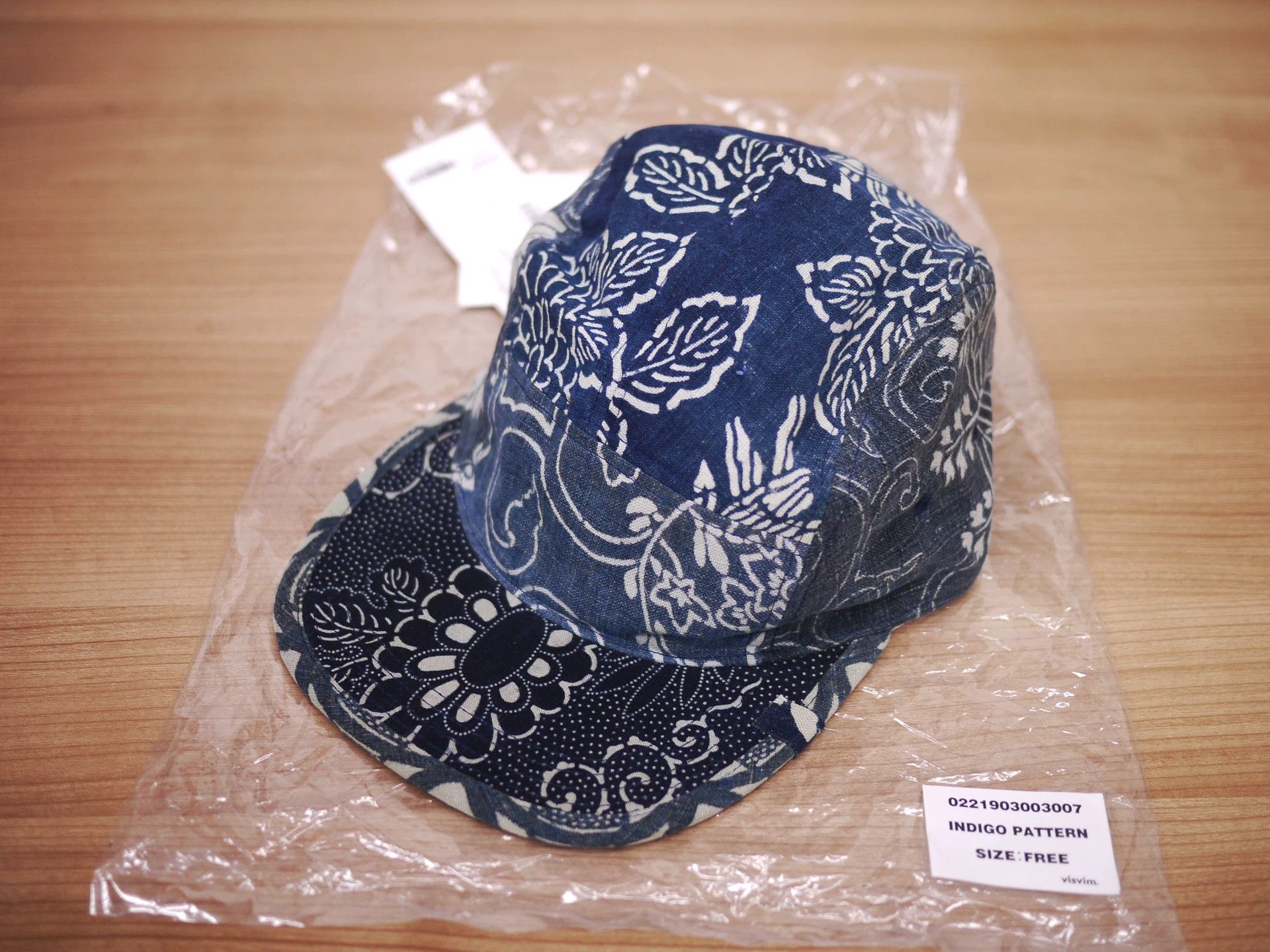 Visvim Visvim 21SS ICT Cap Kofu Indigo Pattern New Free Size ONE SIZE - 1 Thumbnail