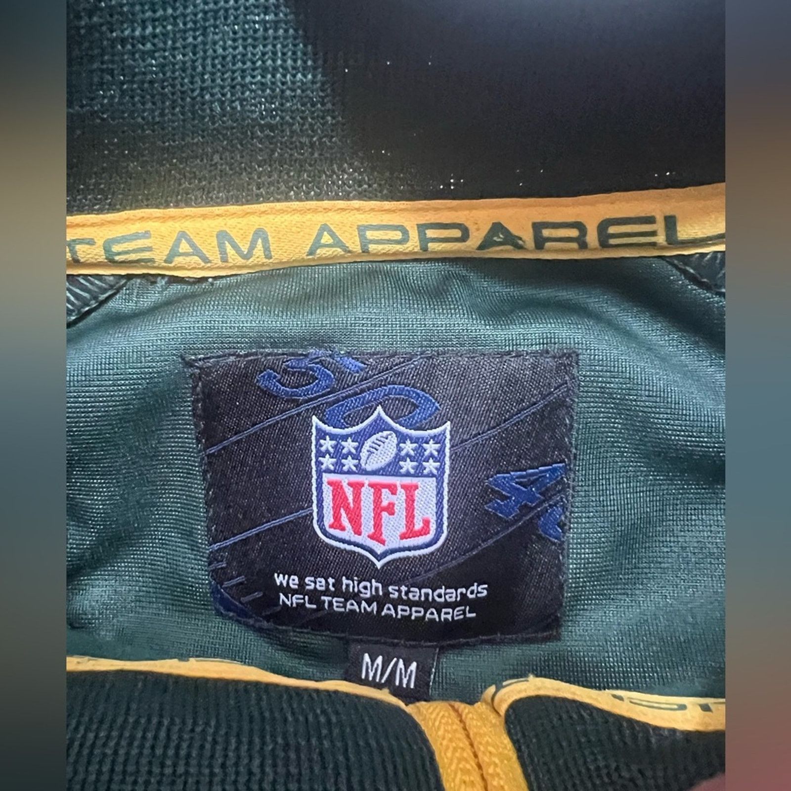 NFL Green Bay Packers NFL Full Zip Jacket Mens Medium NO FLAWS Size US M / EU 48-50 / 2 - 4 Thumbnail