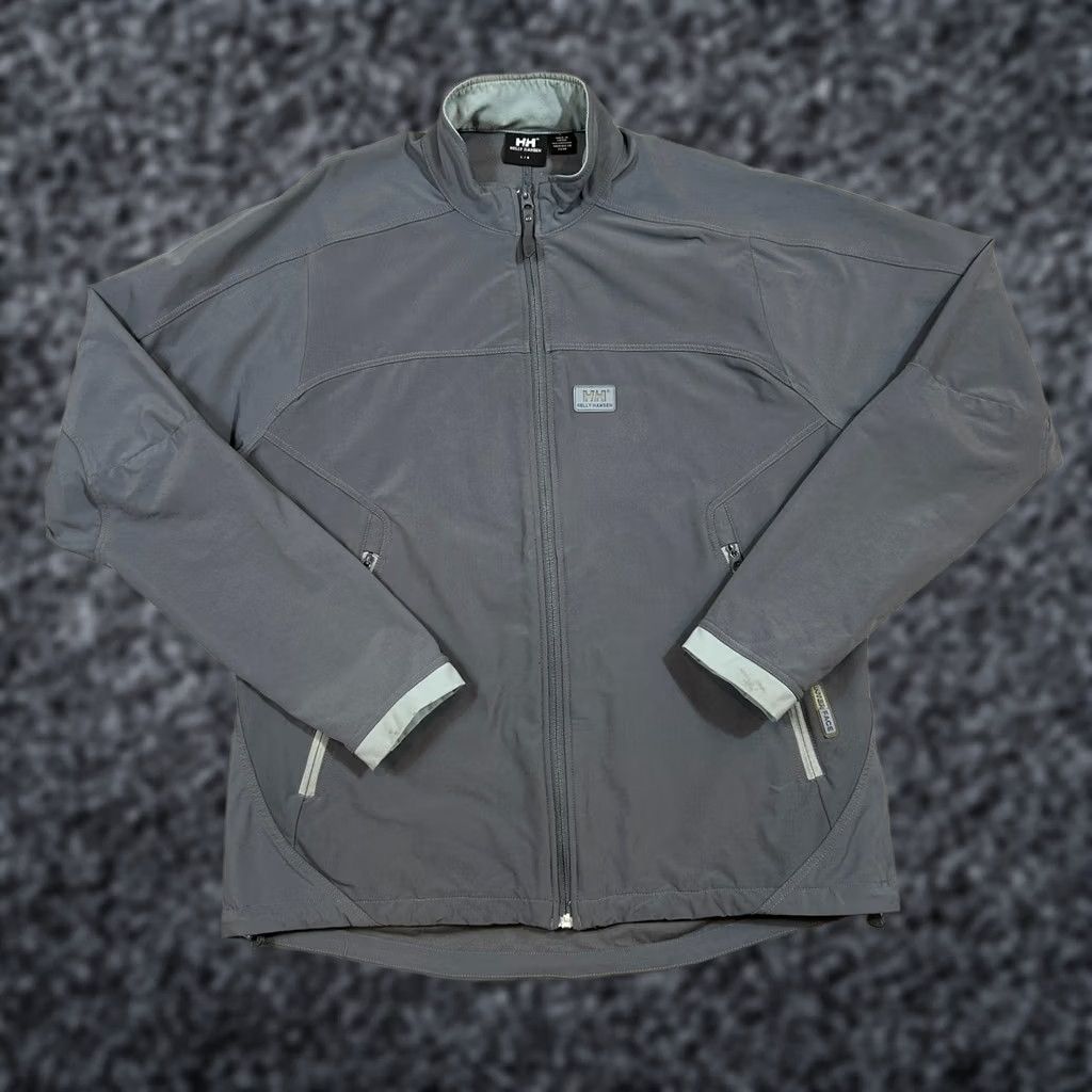 Helly Hansen Helly Hansen Jacket Mens Large Gray Softshell Interface BW Water Resistant Weatherproof Size US L / EU 52-54 / 3 - 1 Thumbnail