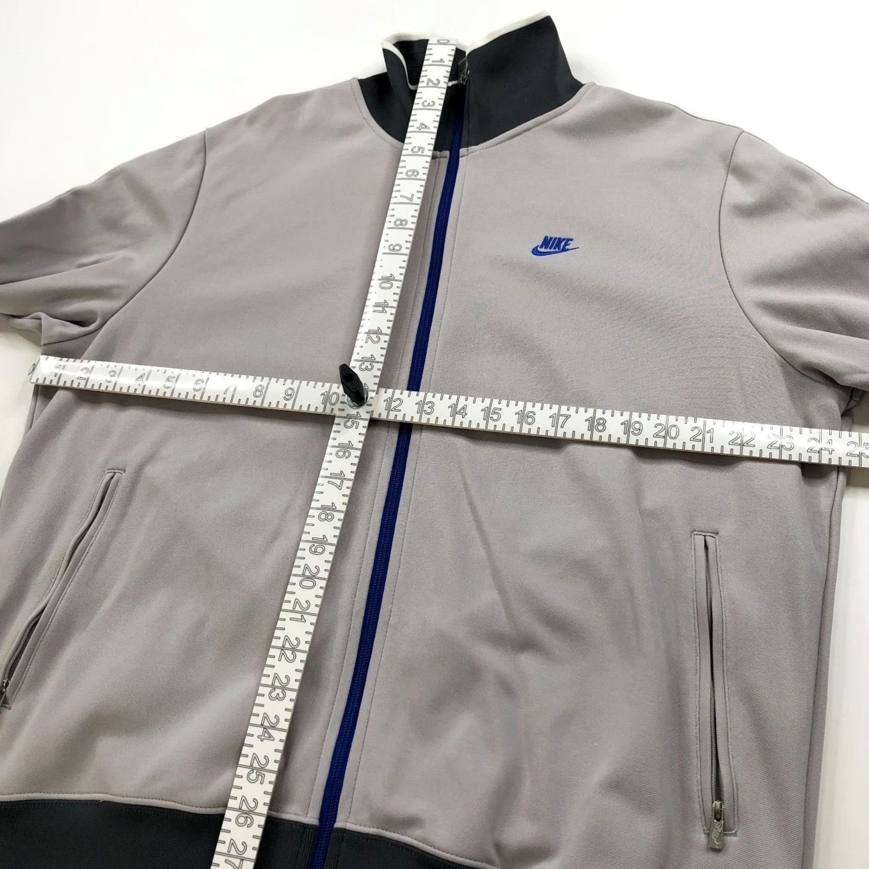Nike Nike National 98 Mens XL Full Zip Track Jacket Gray Size US XL / EU 56 / 4 - 7 Thumbnail