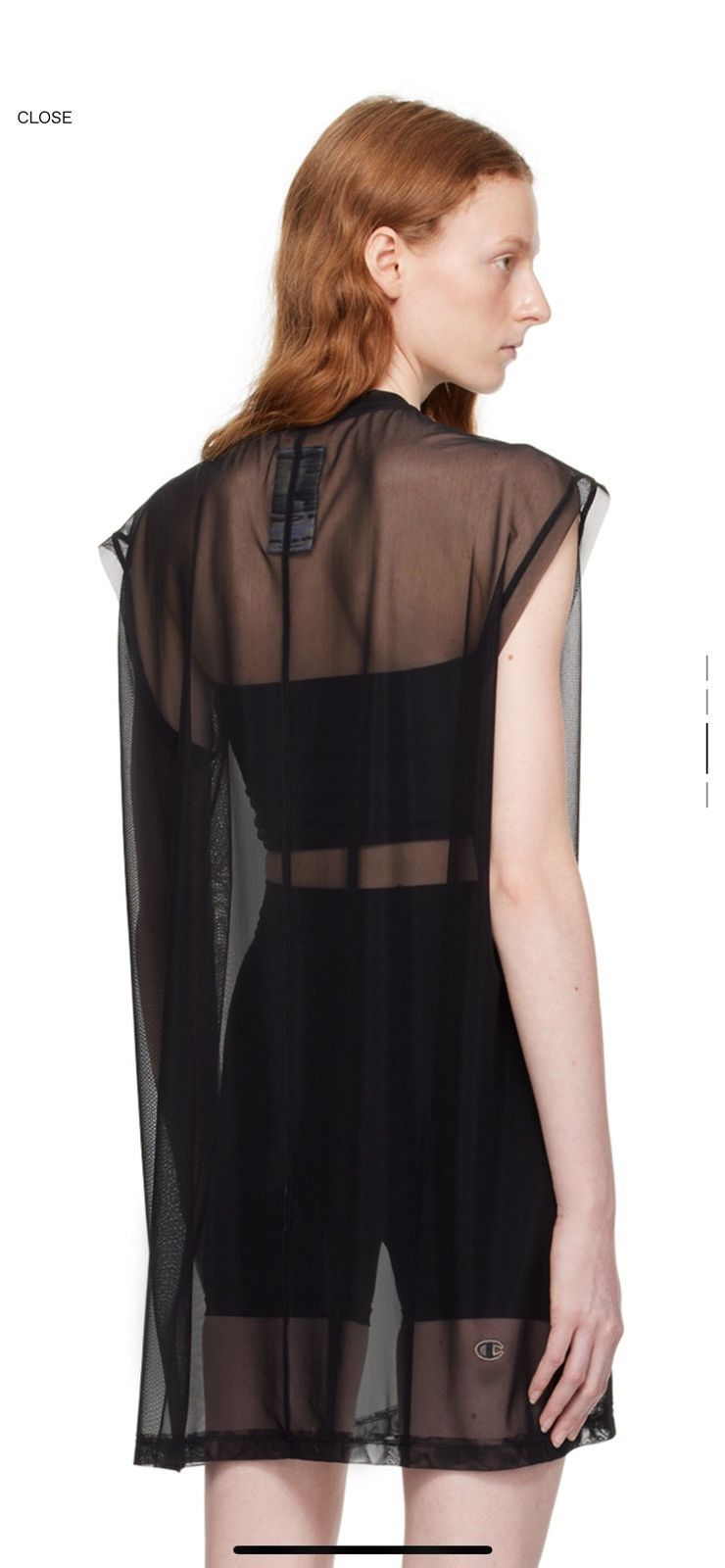 Rick Owens Black Champion Edition Tarp T-shirt Size XS / US 0-2 / IT 36-38 - 3 Thumbnail
