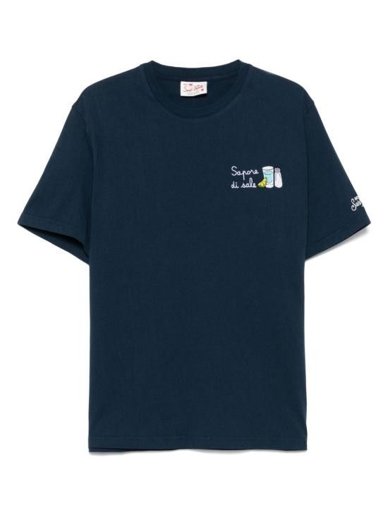 MC2 Saint Barth MC2 SAINT BARTH Men T-Shirts POT0001 05284H Blue Size US L / EU 52-54 / 3 - 1 Thumbnail