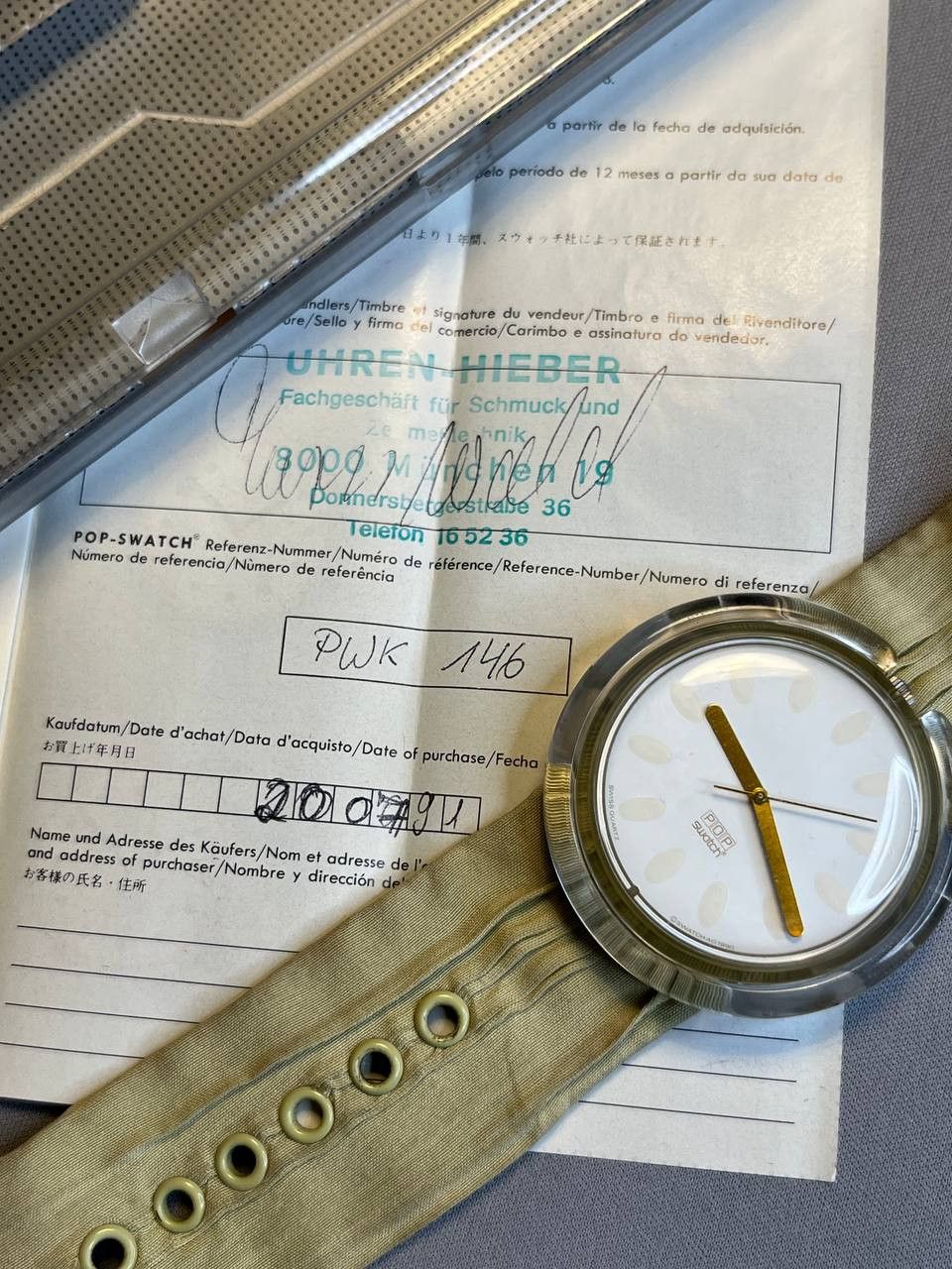 Swatch Pop Swatch PWK146 NYMPHAEA 1991' Size ONE SIZE - 4 Thumbnail