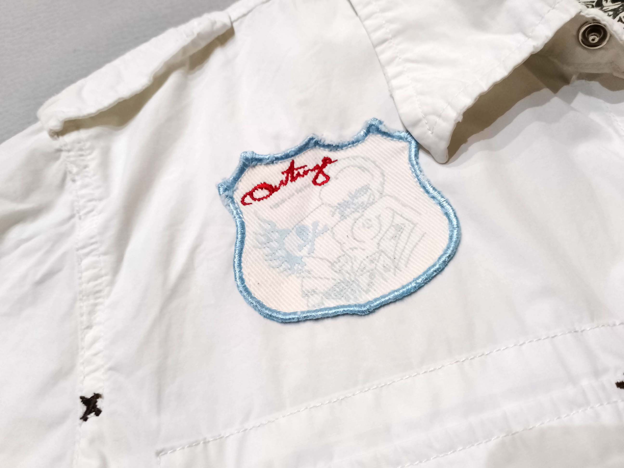 Other Outrage Tattoo Series White Short Sleeve Shirt Size M Size US M / EU 48-50 / 2 - 6 Thumbnail