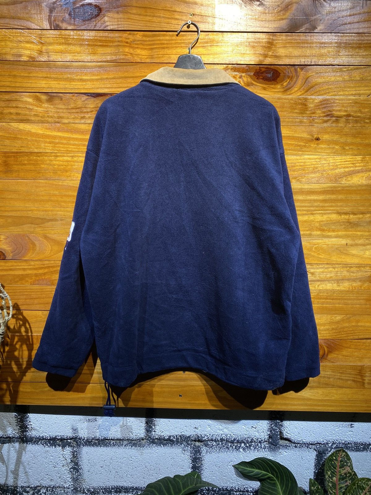Vintage Vintage CHLANDLAKE Sports Fleece Pullover Navy Blue – 90s Size US XL / EU 56 / 4 - 8 Thumbnail