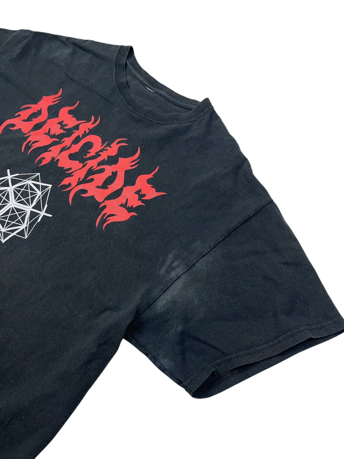 Band Tees Vintage 00s Deicide Distressed T-shirt Death Metal Band Size US XL / EU 56 / 4 - 3 Thumbnail