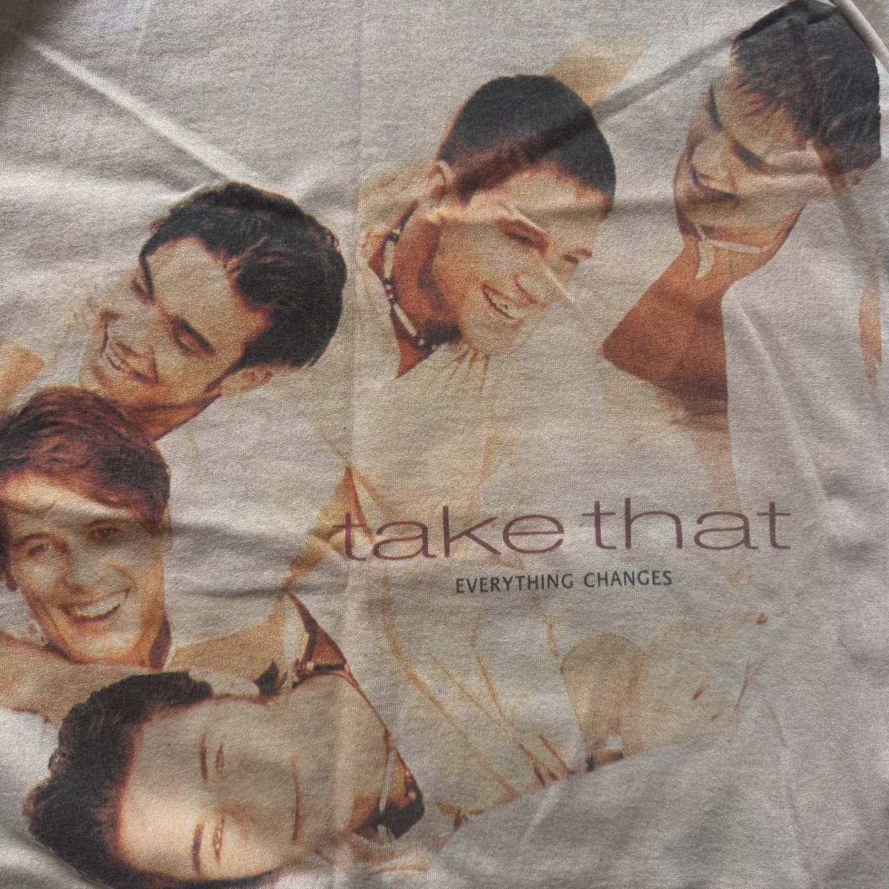 Band Tees Take That Brit Pop Everything Changes Concert Tour (Rare) Size US L / EU 52-54 / 3 - 3 Thumbnail