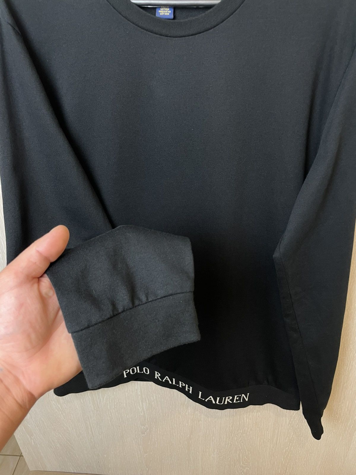 Polo Ralph Lauren Polo Ralph Lauren Black Sweatshirt Size US L / EU 52-54 / 3 - 3 Thumbnail