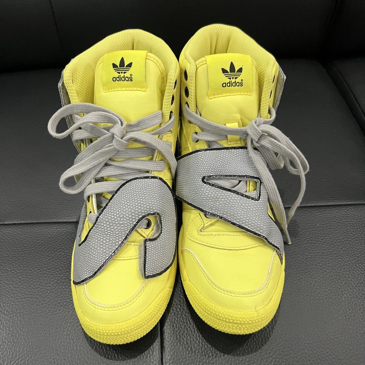 Jeremy Scott Adidas by Jeremy Scott 3M Reflective Logo Strap Sneakers Size US 6 / IT 36 - 9 Thumbnail