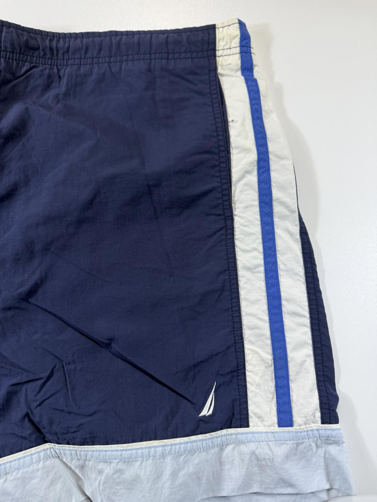 Nautica Nautica Men's Navy Blue Swim Shorts with White and Blue M Size US 32 / EU 48 - 2 Thumbnail