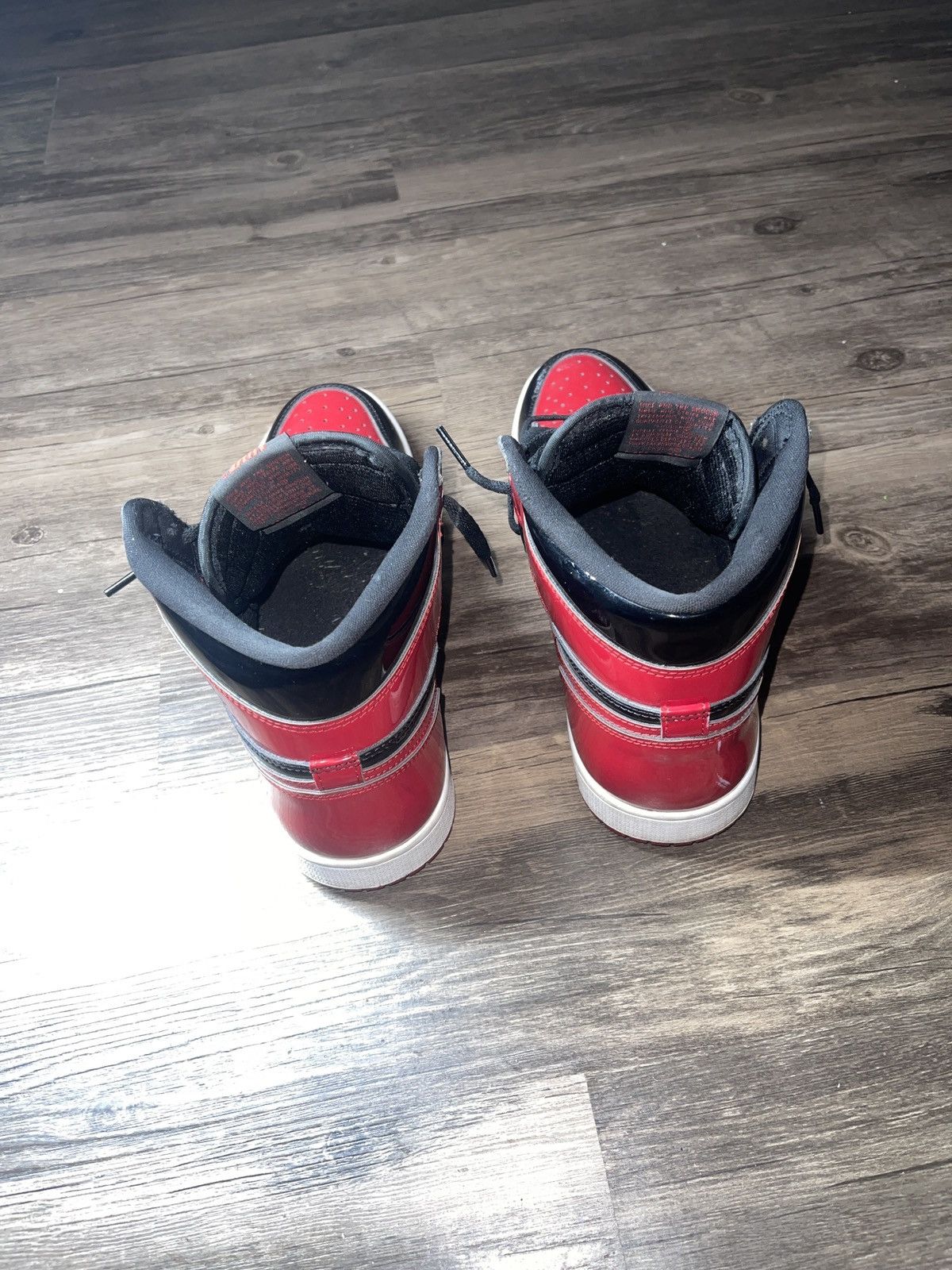 Jordan Brand Jordan 1 Retro High OG Patent Bred Size US 10 / EU 43 - 3 Thumbnail