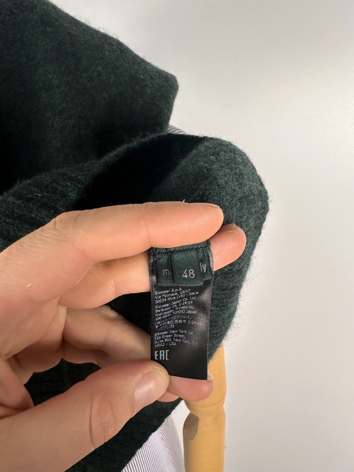 Zanone Zanone Crew Neck Sweater Knited Pullover Wool Green Size 48 Size US M / EU 48-50 / 2 - 8 Thumbnail