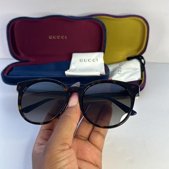 Gucci 💯 - New Authentic Gucci GG0416SK00355 GG0416SK Ladies Sungl Size ONE SIZE - 12 Thumbnail