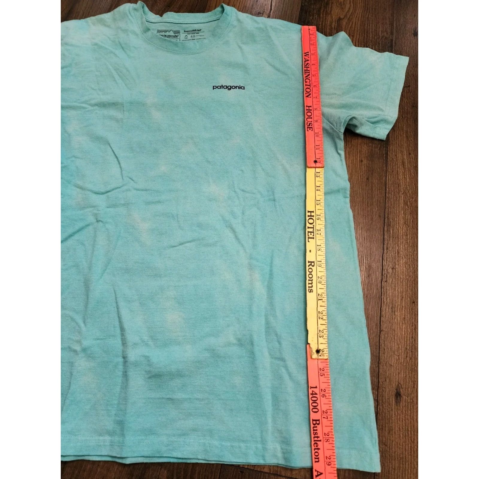Patagonia Patagonia T-Shirt Mens XXL Responsibili-Tee Distressed Tie Dye Blue Mountain Logo Short Sleeve Crew Neck Nature Outdoor Hiking Size US XXL / EU 58 / 5 - 5 Thumbnail