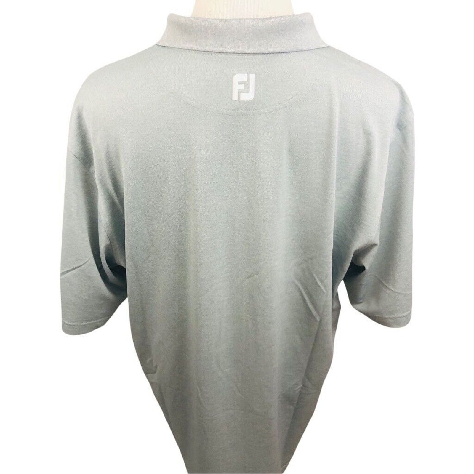 Other Foot Joy Golf Polo Shirt Gray Blue Striped Short Sleeve XL Size US XL / EU 56 / 4 - 2 Thumbnail