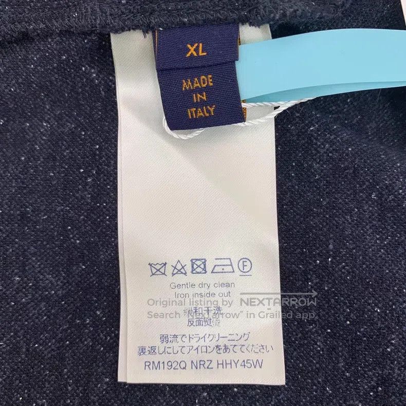 Louis Vuitton Louis Vuitton Dark blue full print cotton crewneck short s Size US XL / EU 56 / 4 - 6 Thumbnail