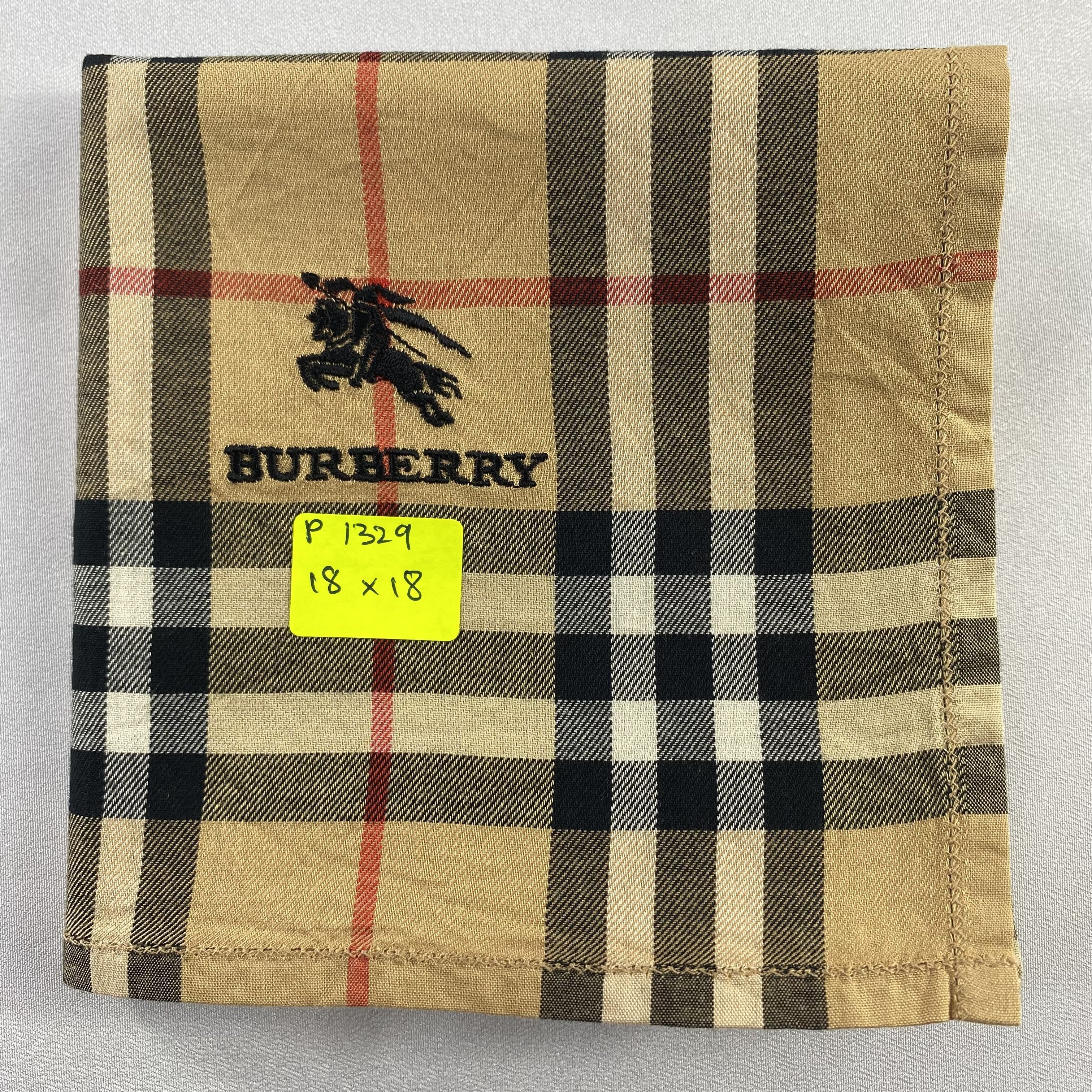 Burberry × Vintage Burberry Handkerchief / Neckerchief / Bandana-P1329 Size ONE SIZE - 5 Thumbnail