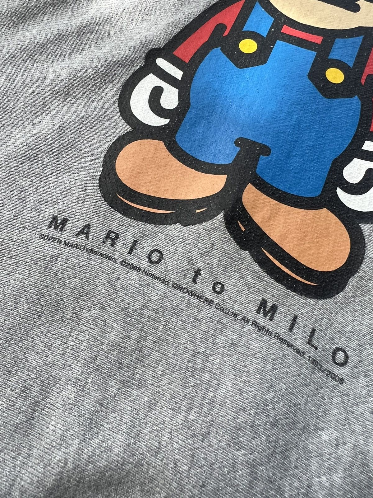 Bape Bape x Mario Sweatshirt Size US L / EU 52-54 / 3 - 4 Thumbnail