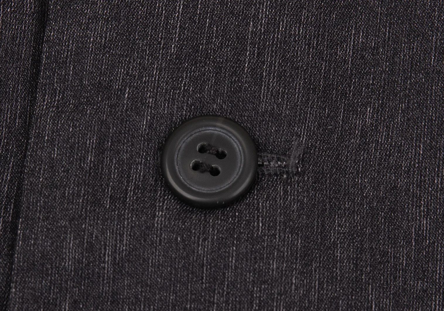 Issey Miyake Cotton Denim Shirt in Charcoal, Size M Size US M / EU 48-50 / 2 - 6 Thumbnail